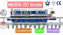 MB3015-25t tilpasset tilgjengelig kinesisk kvalitet for stein- og betongfliser til overflatesliper